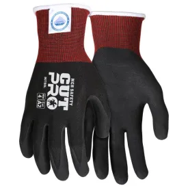 90780XL MCR Safety Cut Resistant Gloves, Diamond Tech, X-Large, Black, 18 ga THK