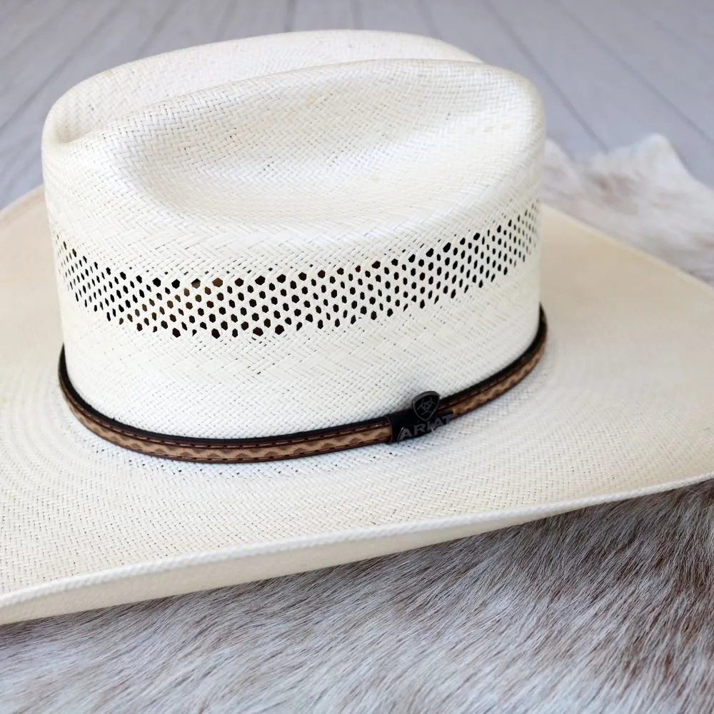 Ariat 10X Straw Cowboy Hat - Hazer