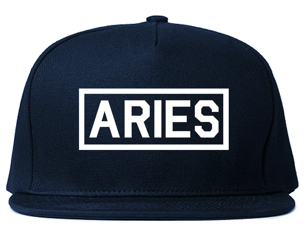 Aries Horoscope Sign Mens Snapback Hat