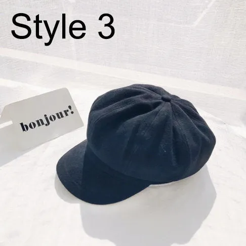 Beret Hat For Women- French Painter Fashion Style Hat - Fall Winter Fashion Artist Painting Hat For Women - Cap - Christmas Gift