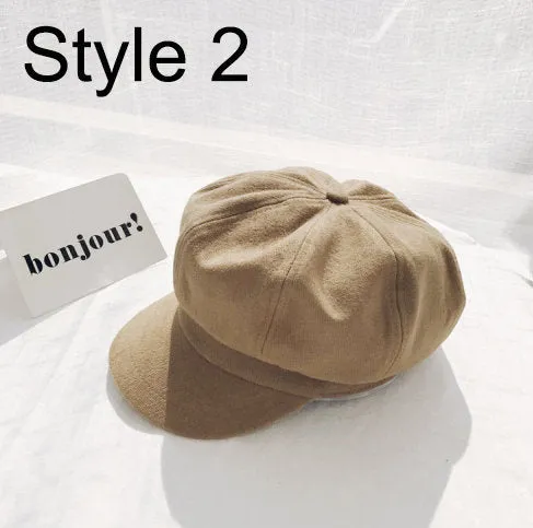 Beret Hat For Women- French Painter Fashion Style Hat - Fall Winter Fashion Artist Painting Hat For Women - Cap - Christmas Gift