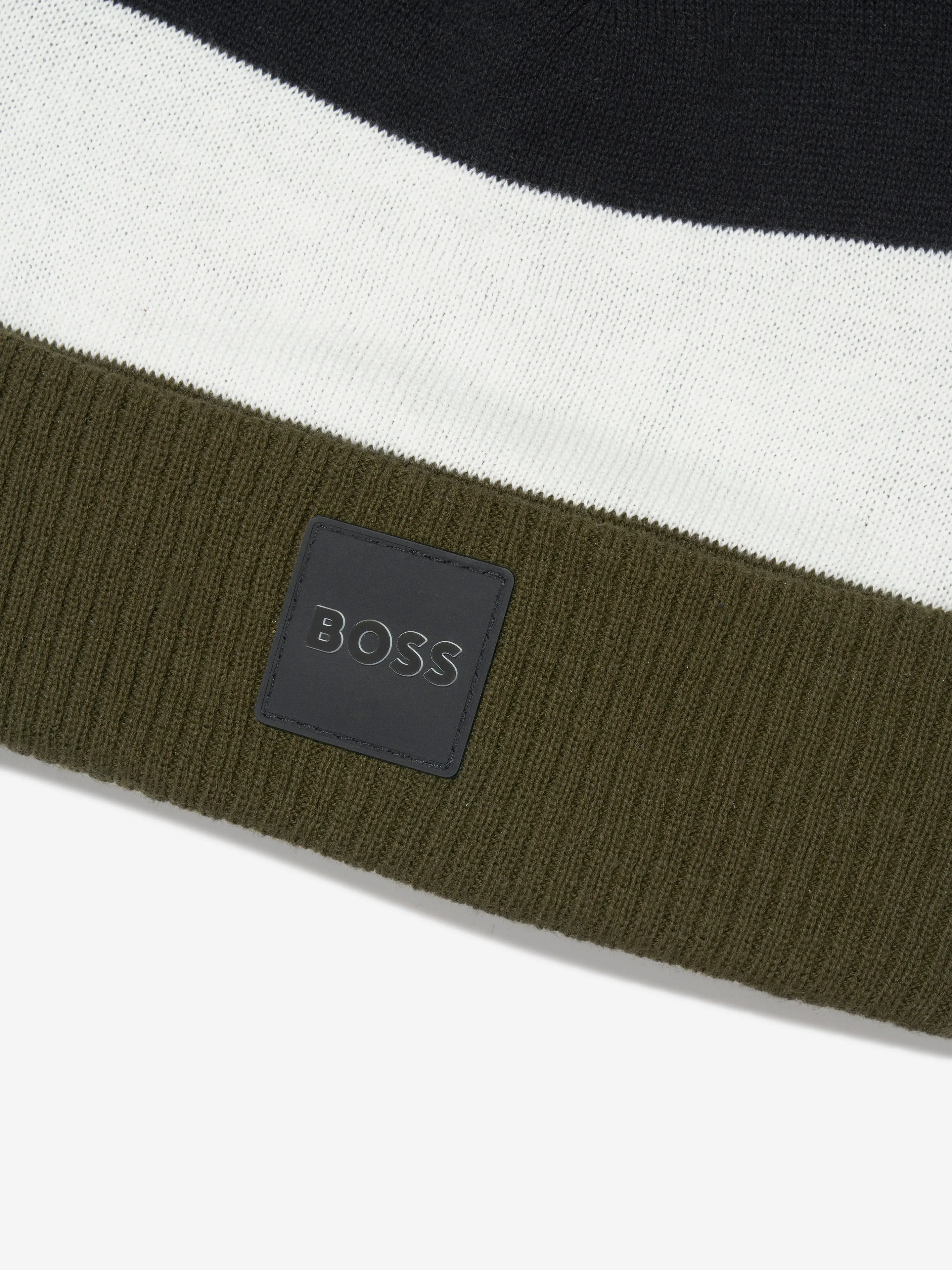 BOSS Boys Knitted Bobble Hat