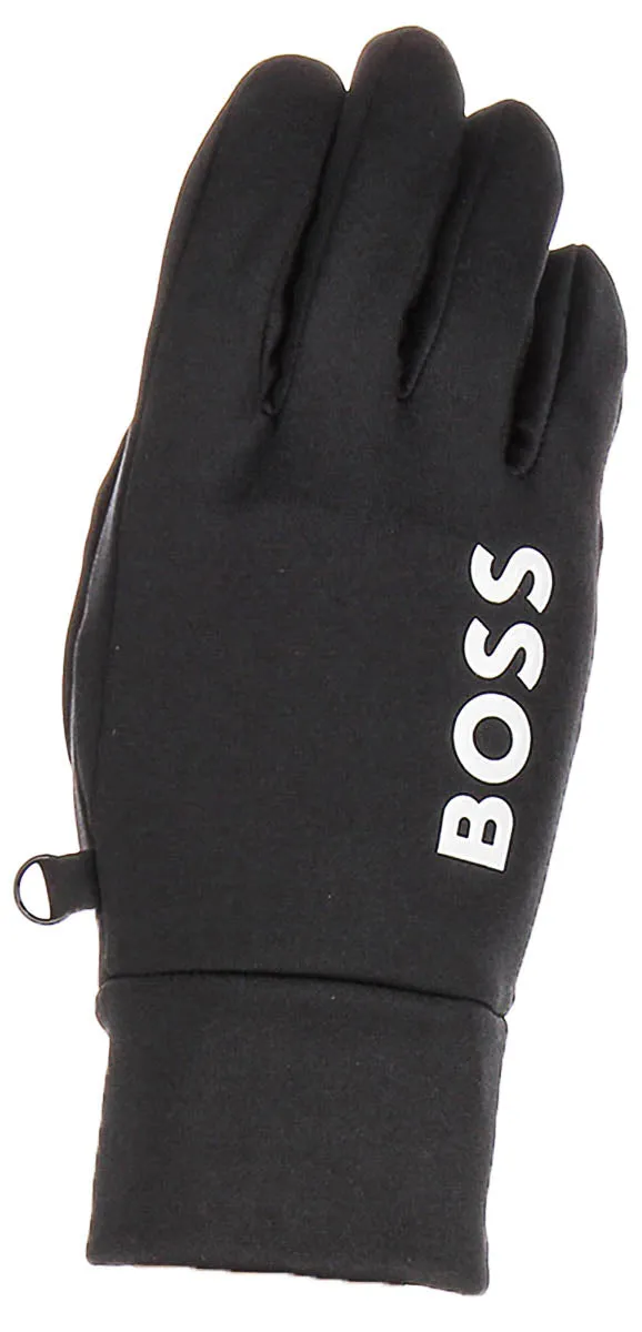 Boss Running Glove 3 In Dark Blue For Men