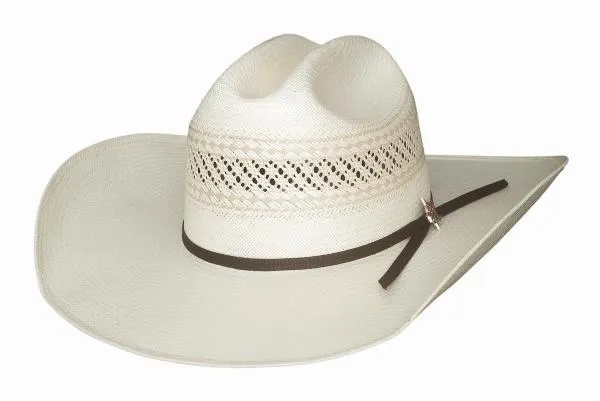 Bullhide PBR Collection - Undefeated Vented Straw Western Hat 100X