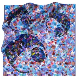 Cacharel Bubbly C Silk Twill Scarf No 23