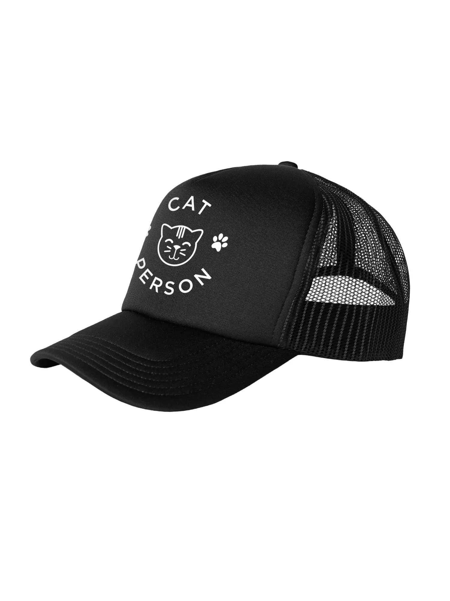 Cat Person Foam Trucker Cap