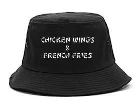 Chicken Wings And French Fries Bucket Hat