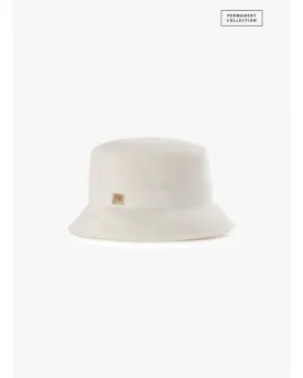 Cinzia Rocca White Cotton Fisherman Hat