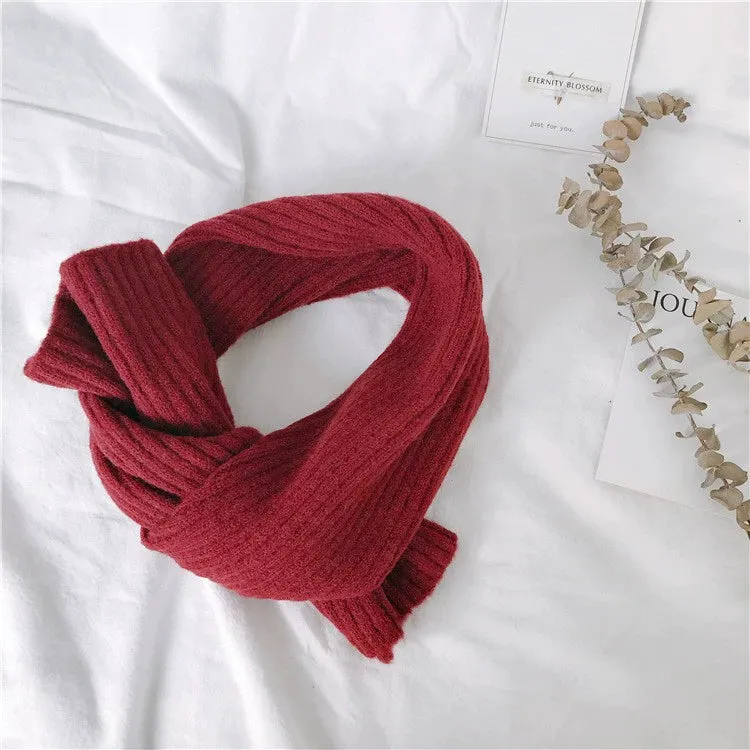 Cozy Knitted Small Scarf