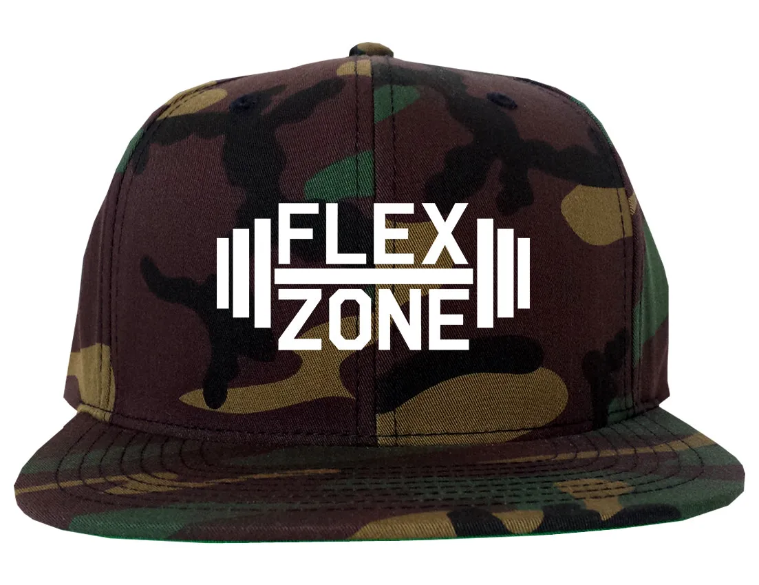 Flex Zone Fitness Gym Mens Snapback Hat