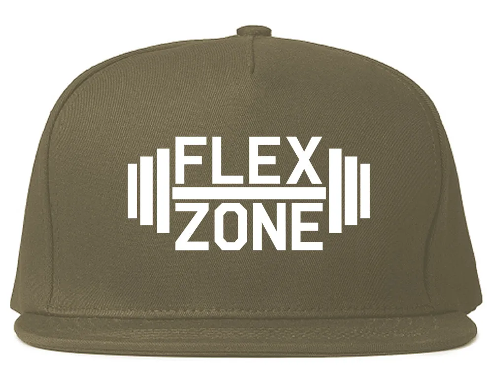 Flex Zone Fitness Gym Mens Snapback Hat