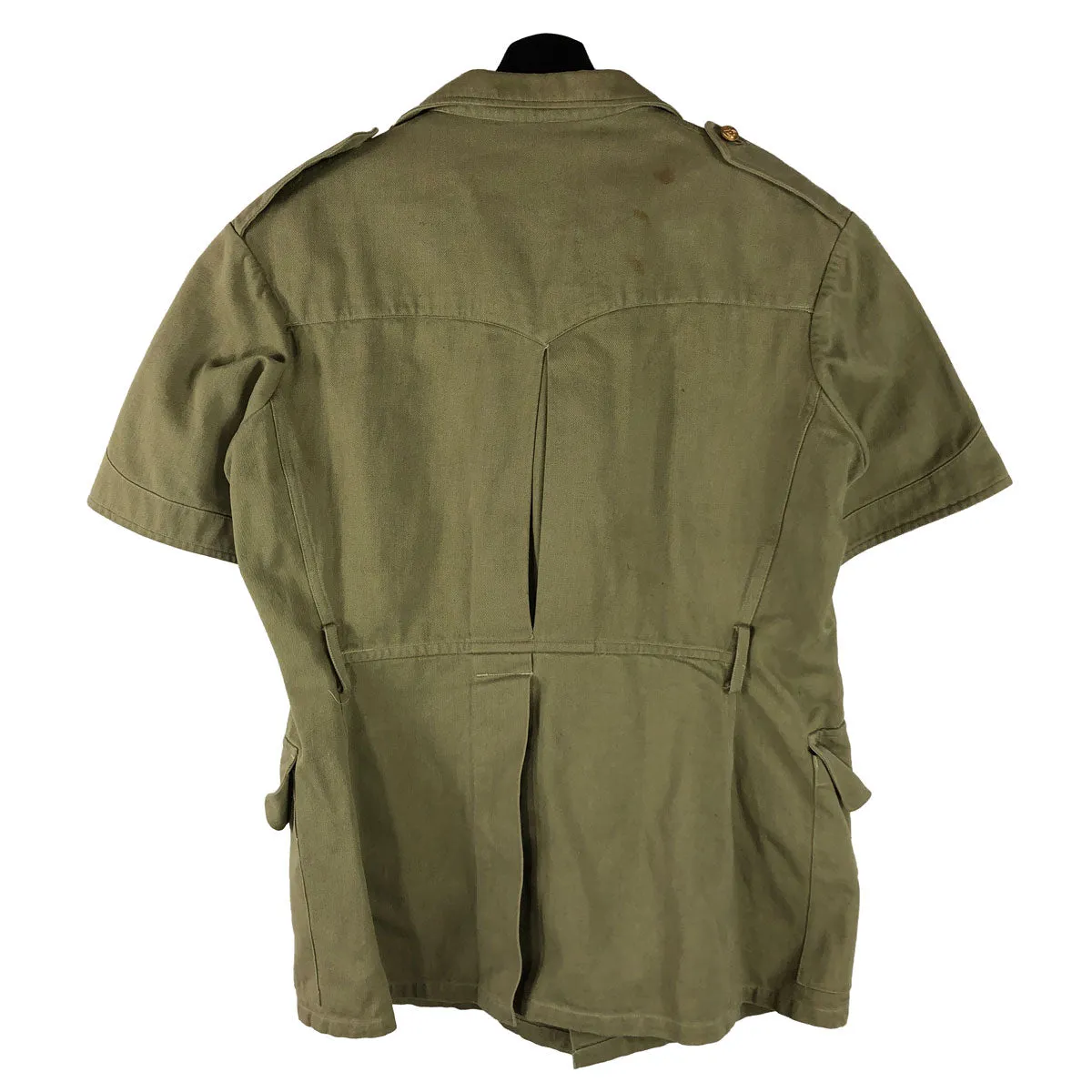 French Colonial Shortsleeve Tropical Bush Jacket Indochina C1940/50