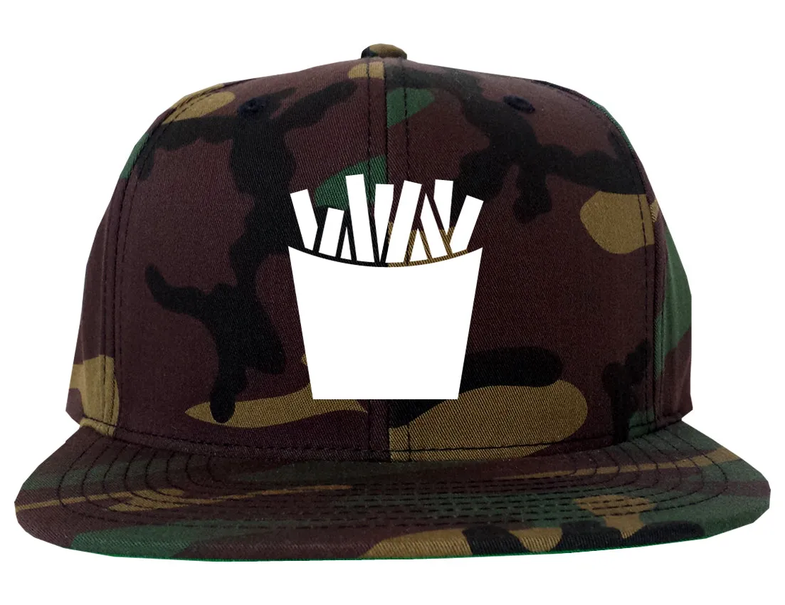 French Fry Fries Chest Mens Snapback Hat