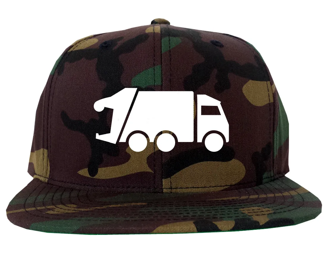 Garbage Truck Mens Snapback Hat