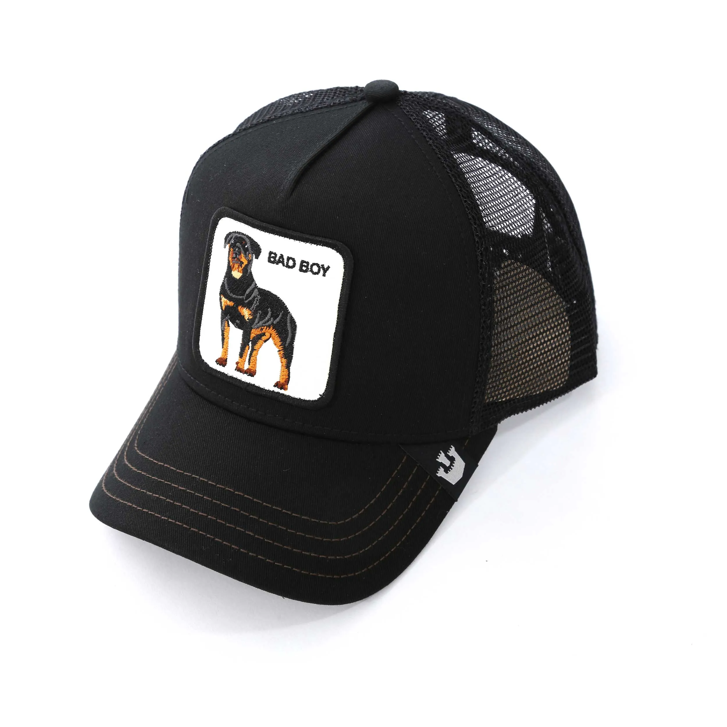 Goorin Bros The Baddest Boy Trucker Cap in Black