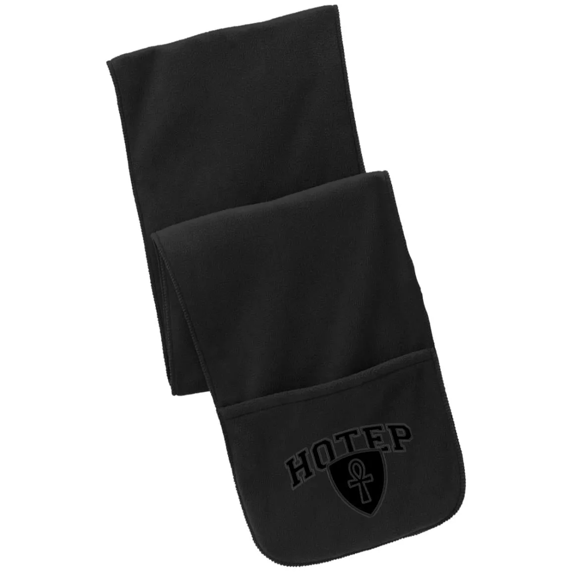 Hotep Fleece Scarf with Pockets