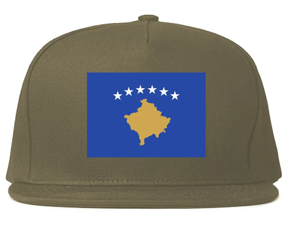 Kosovo Flag Country Printed Snapback Hat Cap