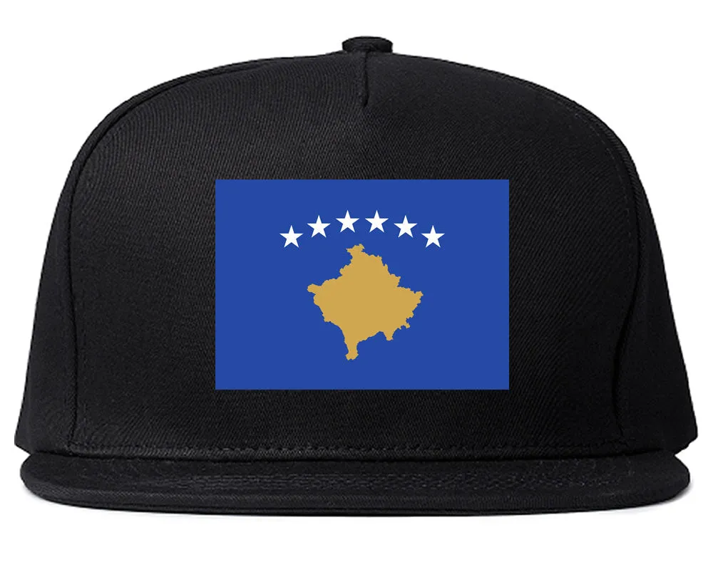 Kosovo Flag Country Printed Snapback Hat Cap