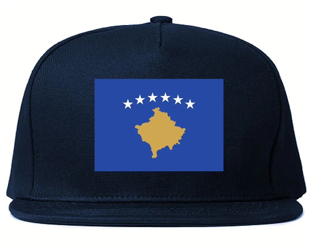 Kosovo Flag Country Printed Snapback Hat Cap