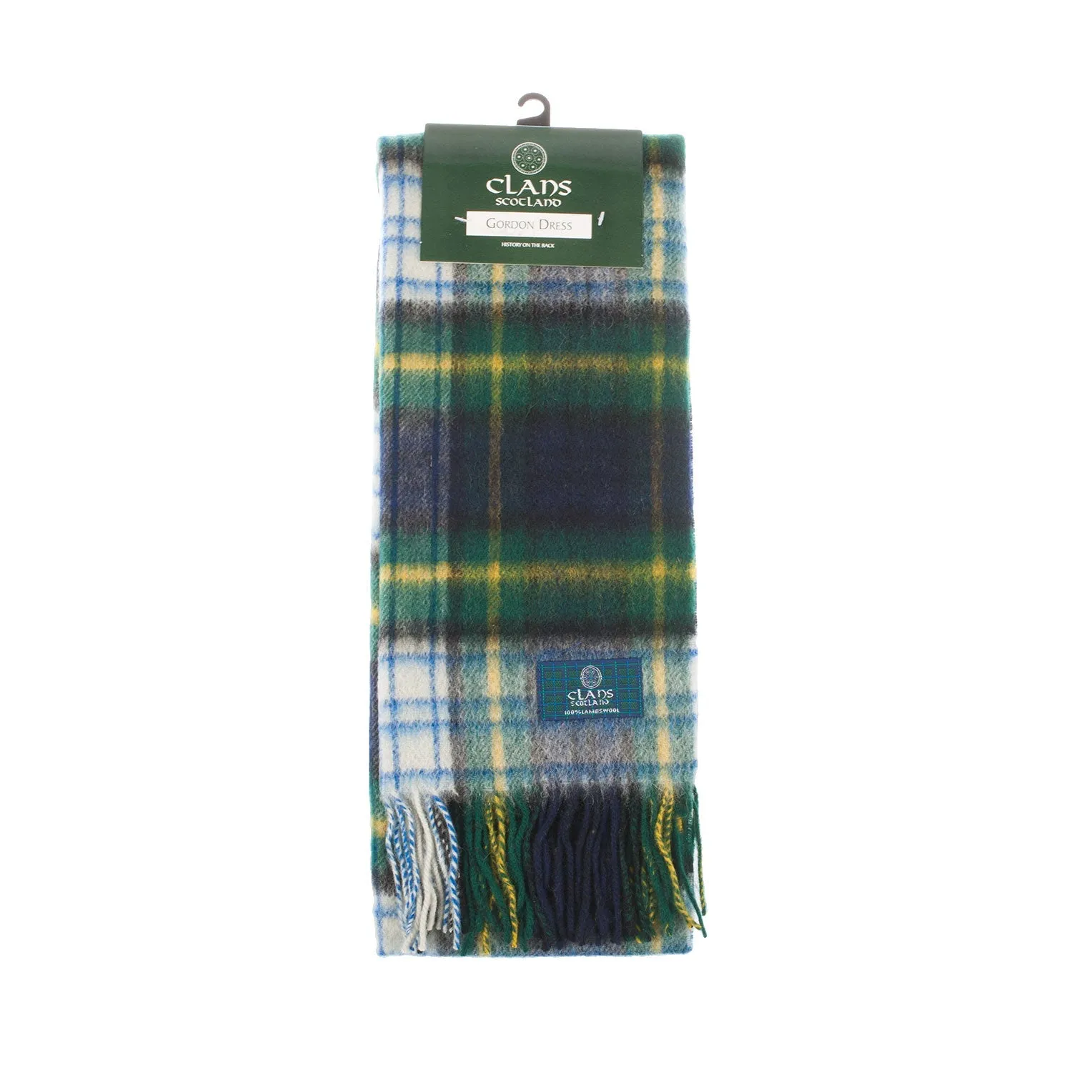 Lambswool Scottish Tartan Clan Scarf  Gordon Dress