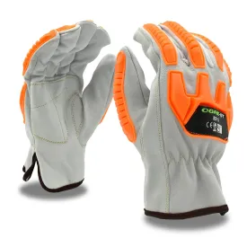 Leather Impact Gloves, ANSI Impact Level 1