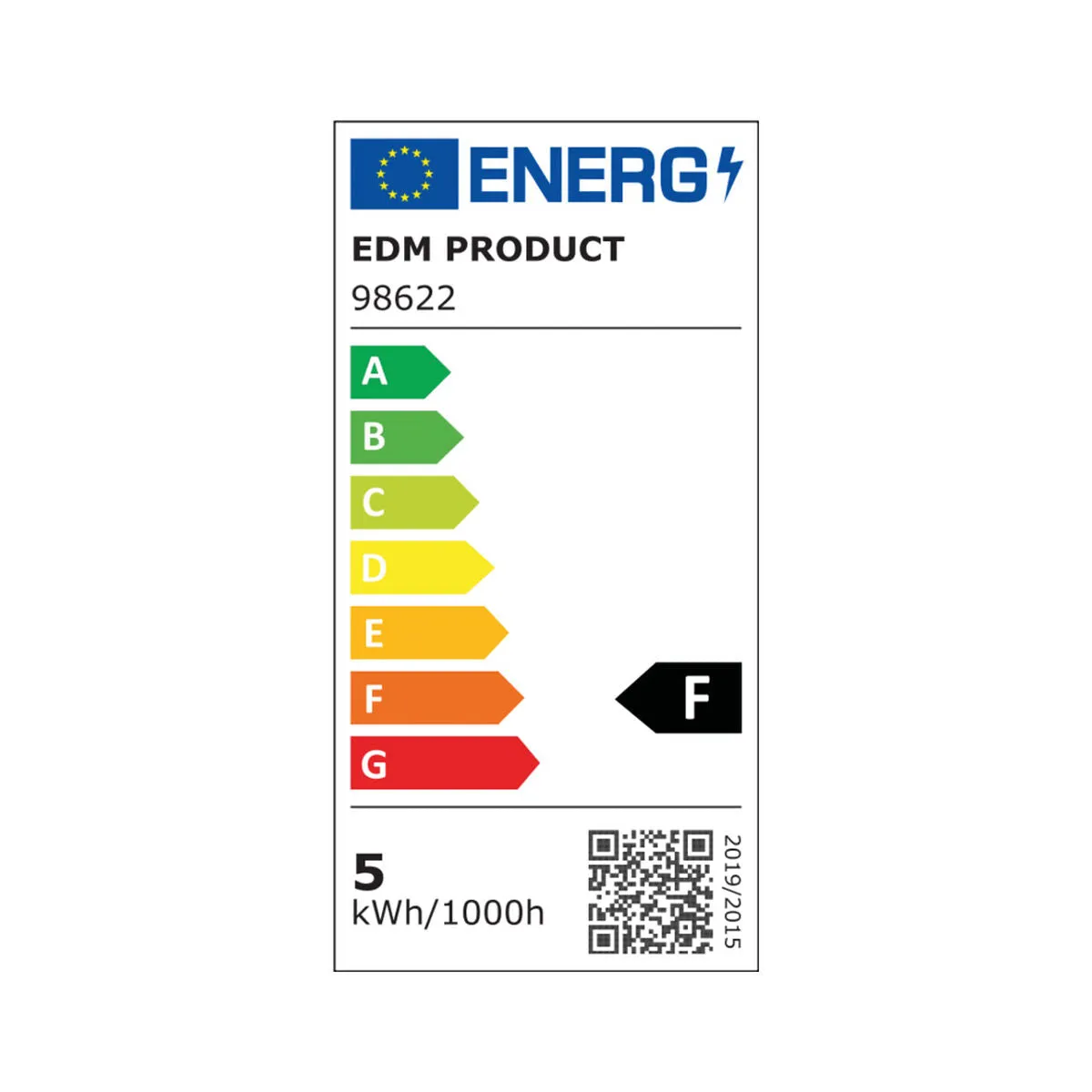 LED lamp EDM Vintage F 4,5 W E14 350 lm 4,5 x 7,8 cm (2000 K)