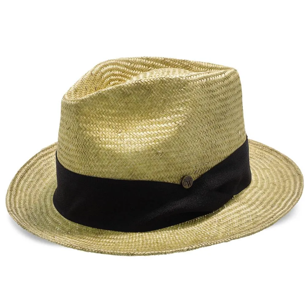 Midnight Luxe - Walrus Hats Natural Sisal Straw Fedora Childs Hat