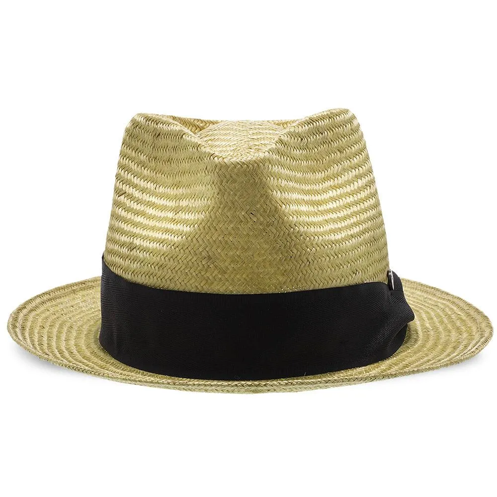 Midnight Luxe - Walrus Hats Natural Sisal Straw Fedora Childs Hat