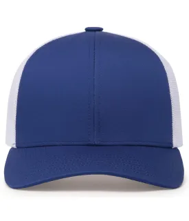 Pacific Headwear Trucker Snapback Cap - Royal/White/Royal