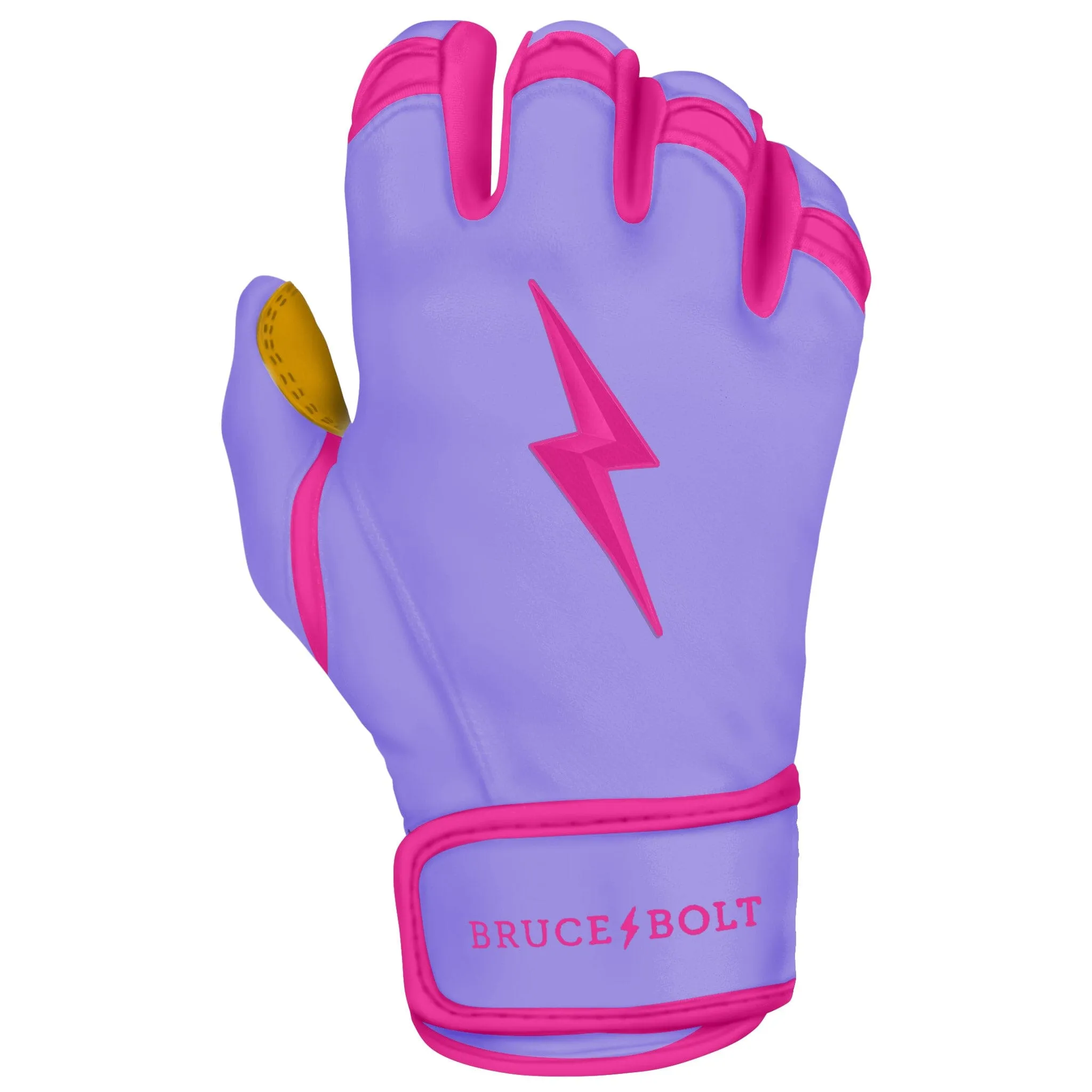 PREMIUM PRO BADER Series Short Cuff Batting Gloves | LAVENDER