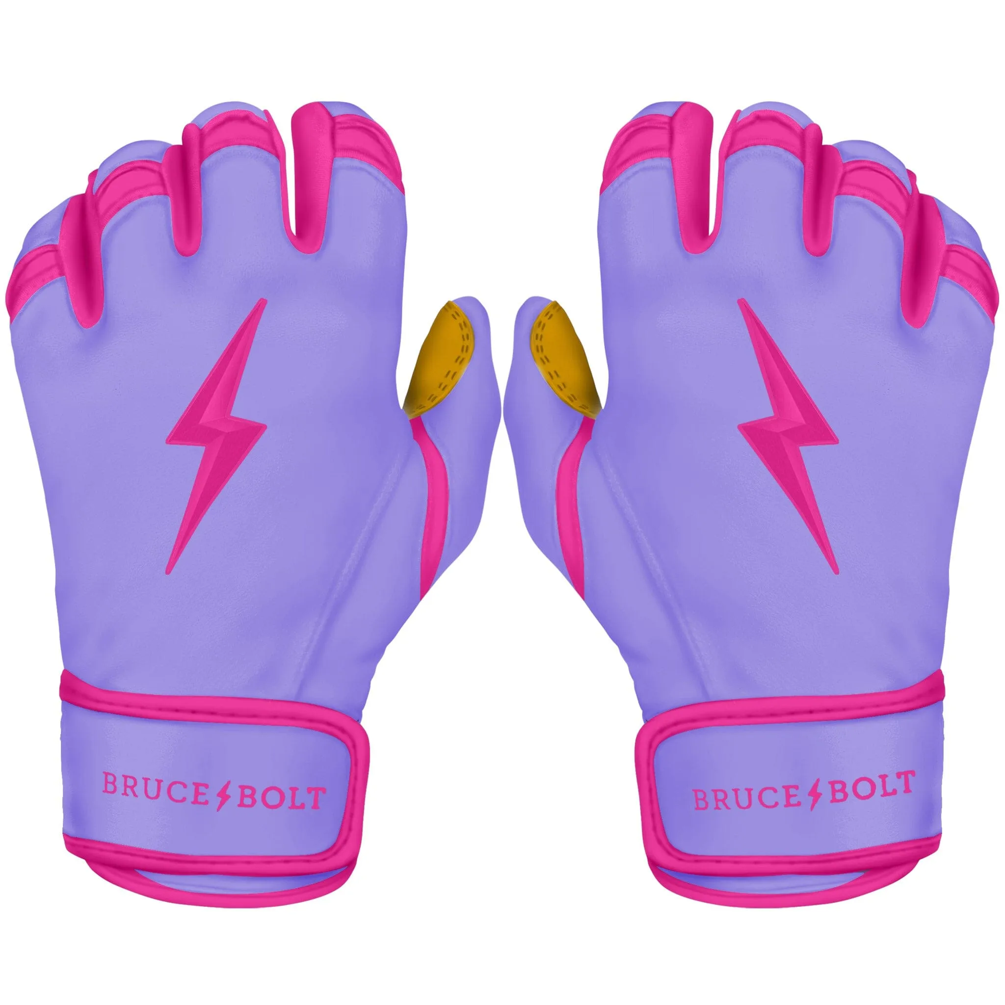 PREMIUM PRO BADER Series Short Cuff Batting Gloves | LAVENDER