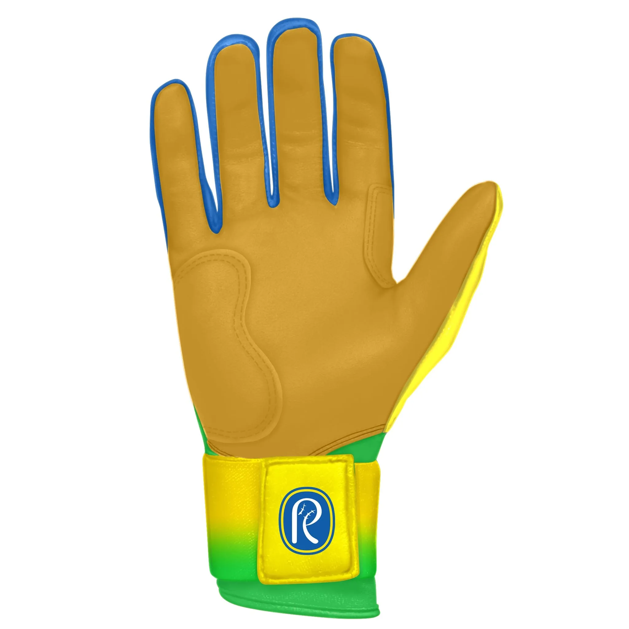 "Coach RAC" Limited Edition Long Cuff Batting Gloves - RAC Yellow