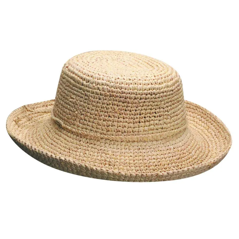 Scala Beaufort- Crocheted Straw Sun Hat