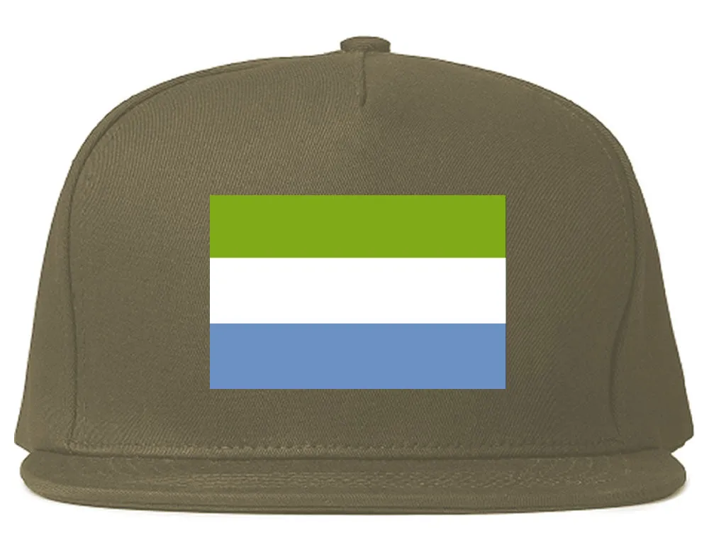 Sierra Leone Flag Country Printed Snapback Hat Cap