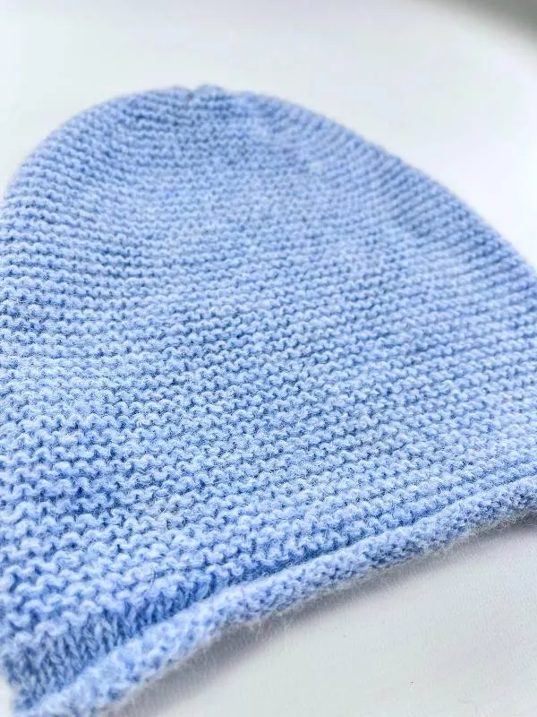 Slouchy Beanie - Forget Me Not - Fisherman Out of Ireland