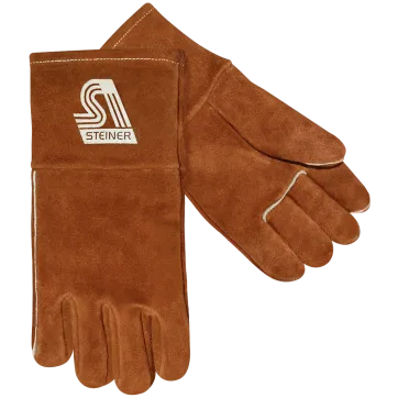 Steiner 0403W-L Side Split Cowhide Thermal Protection Gloves, Wool Insulated Lining, 14" Length