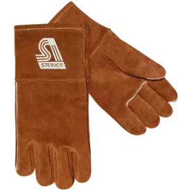 Steiner 0403W-L Side Split Cowhide Thermal Protection Gloves, Wool Insulated Lining, 14" Length