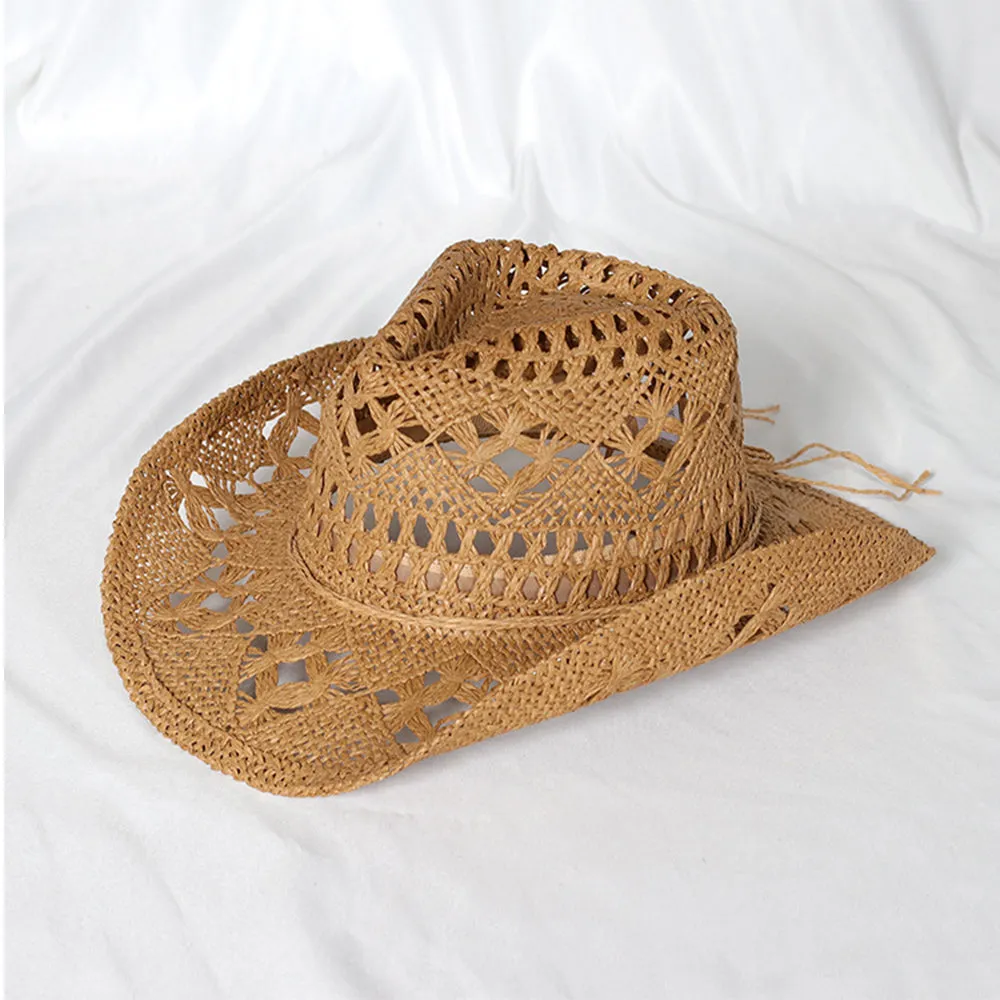 Summer Foldable Straw Hat Beach Hat Fashion Breathable Sun Hat