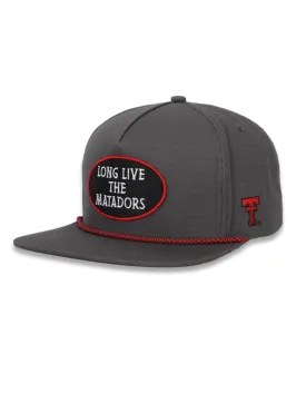 Texas Tech Dark Horse Golf "Long Live" Patch Snapback Cap